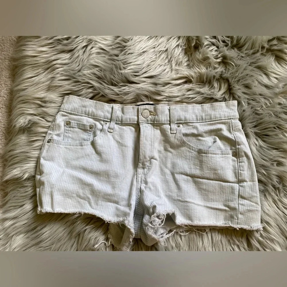 Gap striped jean shorts - Picture 1 of 9